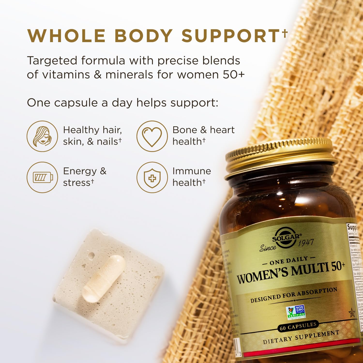 Solgar One Daily Women's Multivitamin - Vegan Capsule

