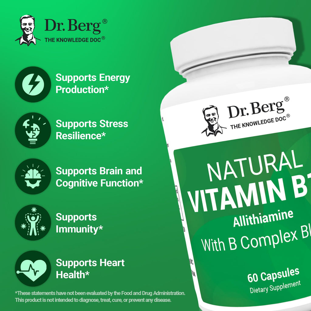 Dr. Berg Vitamin B Complex Supplement for Energy

