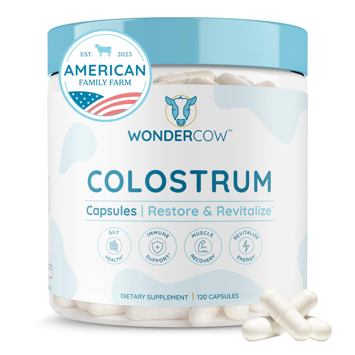 WonderCow Colostrum Powder for Gut Health and Wellness