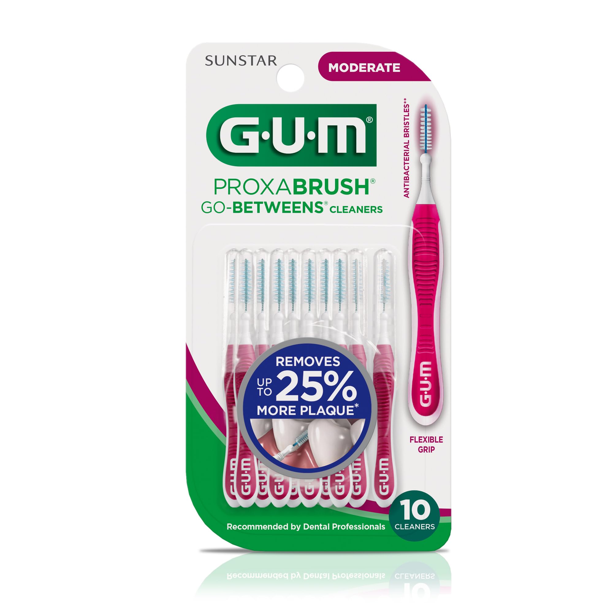 GUM Proxabrush Go-Betweens Interdental Brushes for Braces

