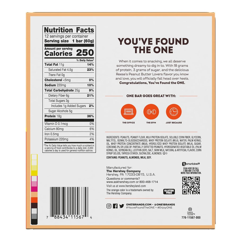 ONE Protein Bar – Gluten Free High-Protein Snack


