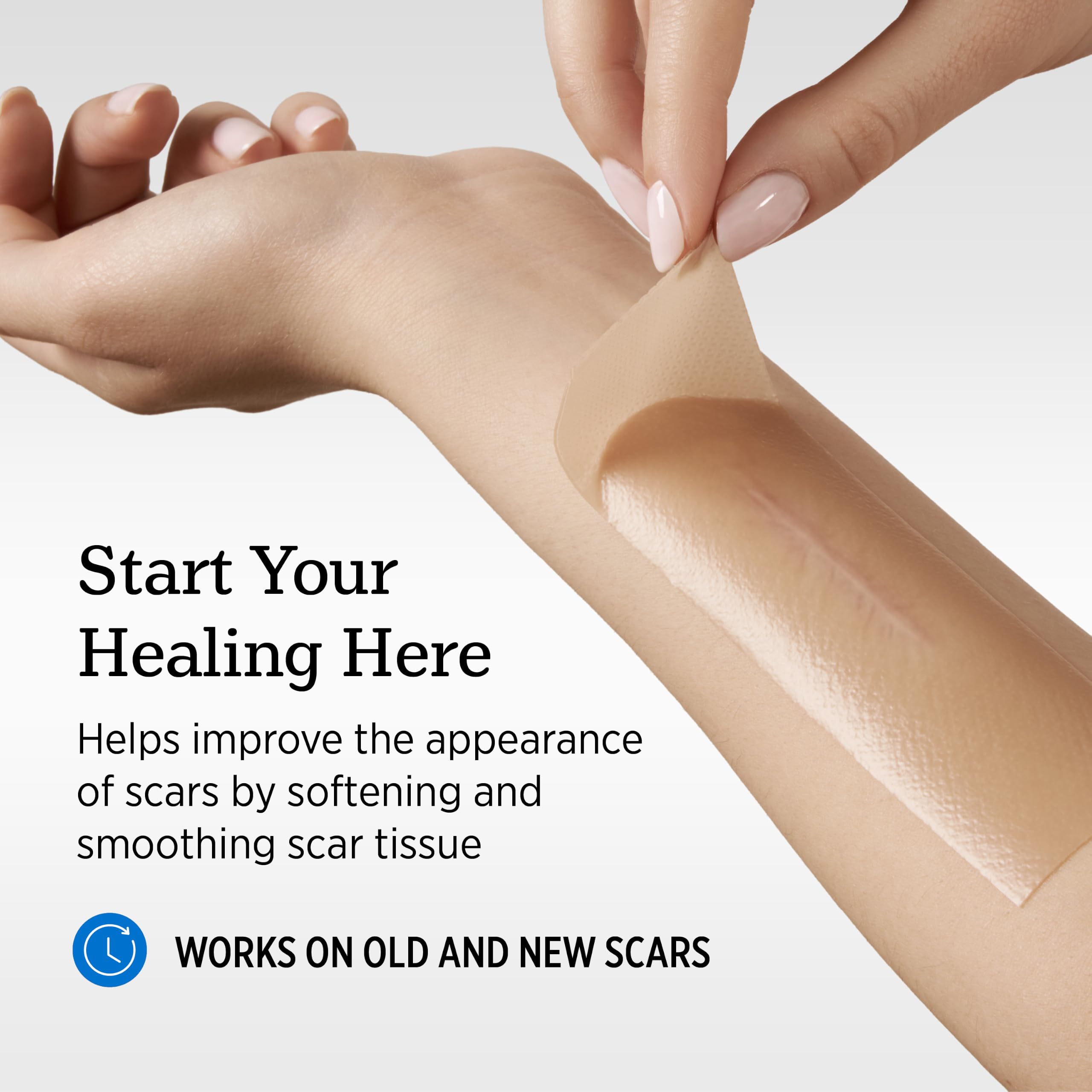 NUVADERMIS Silicone Scar Sheets for Surgical Scars

