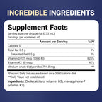 Dr. Berg D3 K2 Liquid Drops with MCT – 5000 IU

