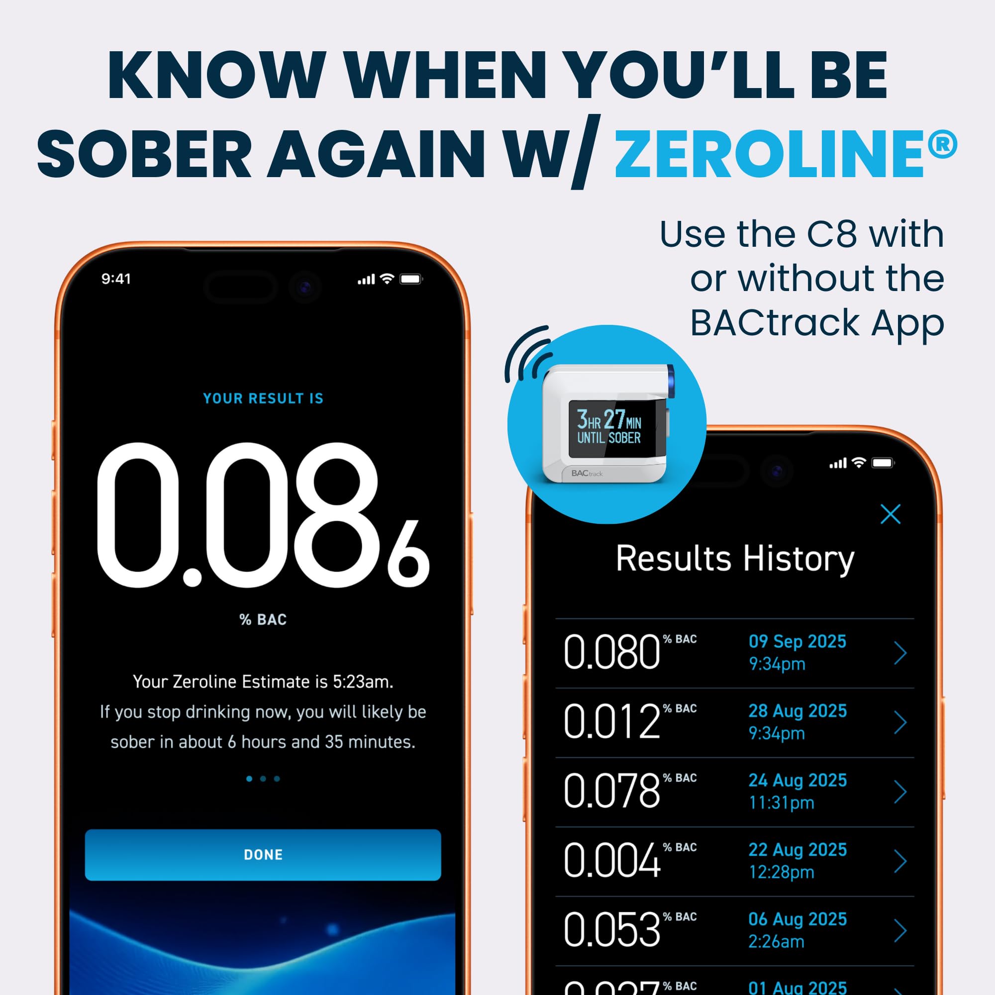 BACtrack C8 Breathalyzer | Pro-Grade Accuracy

