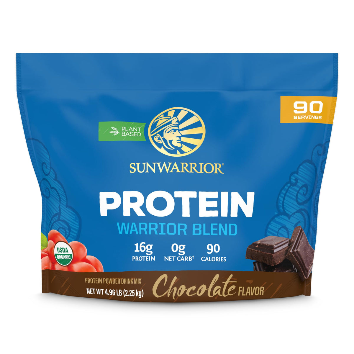 Sunwarrior Warrior Blend Organic Plant-Based Protein Powder
