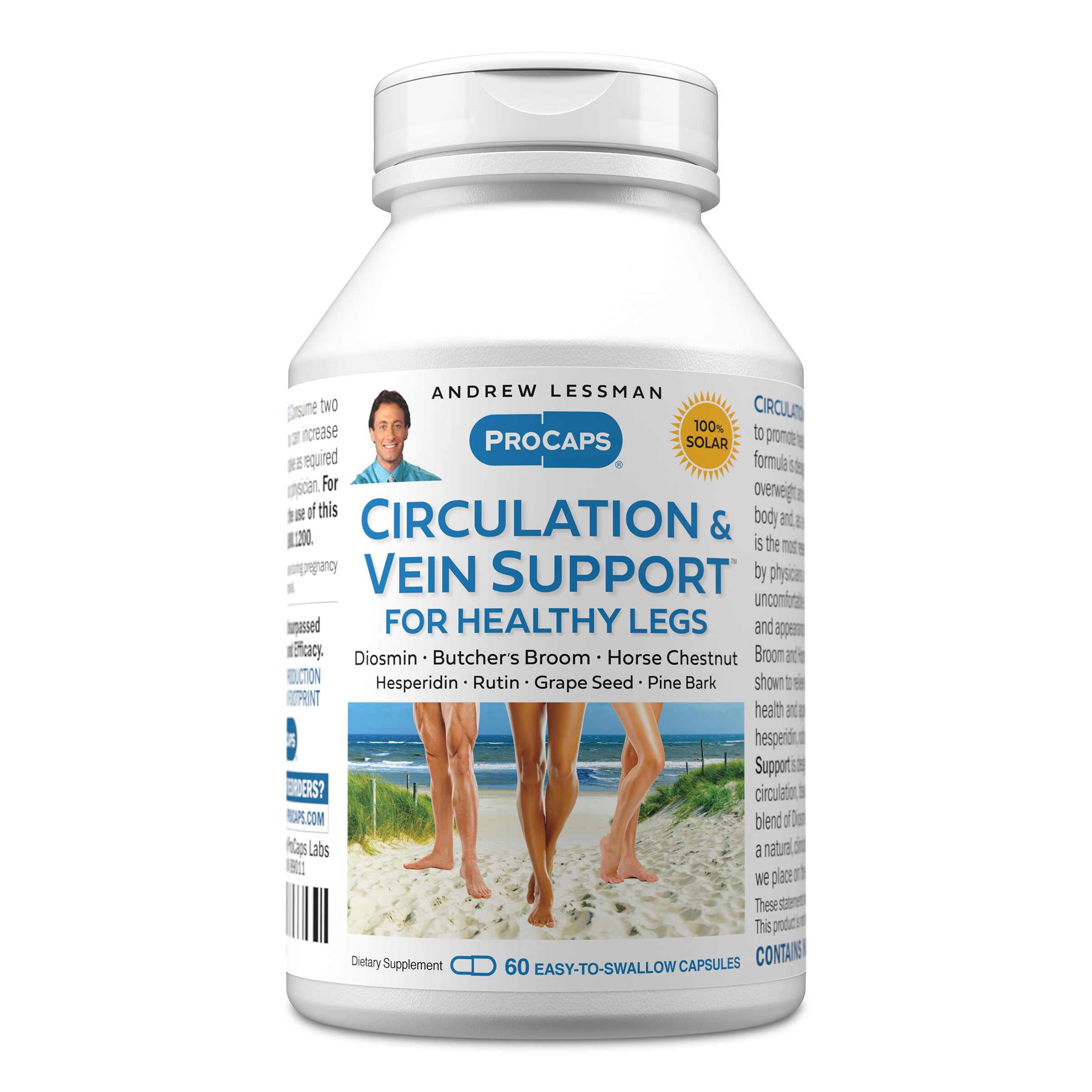 Andrew Lessman Circulation & Vein Support Dietary Supplement for Healthy Legs

