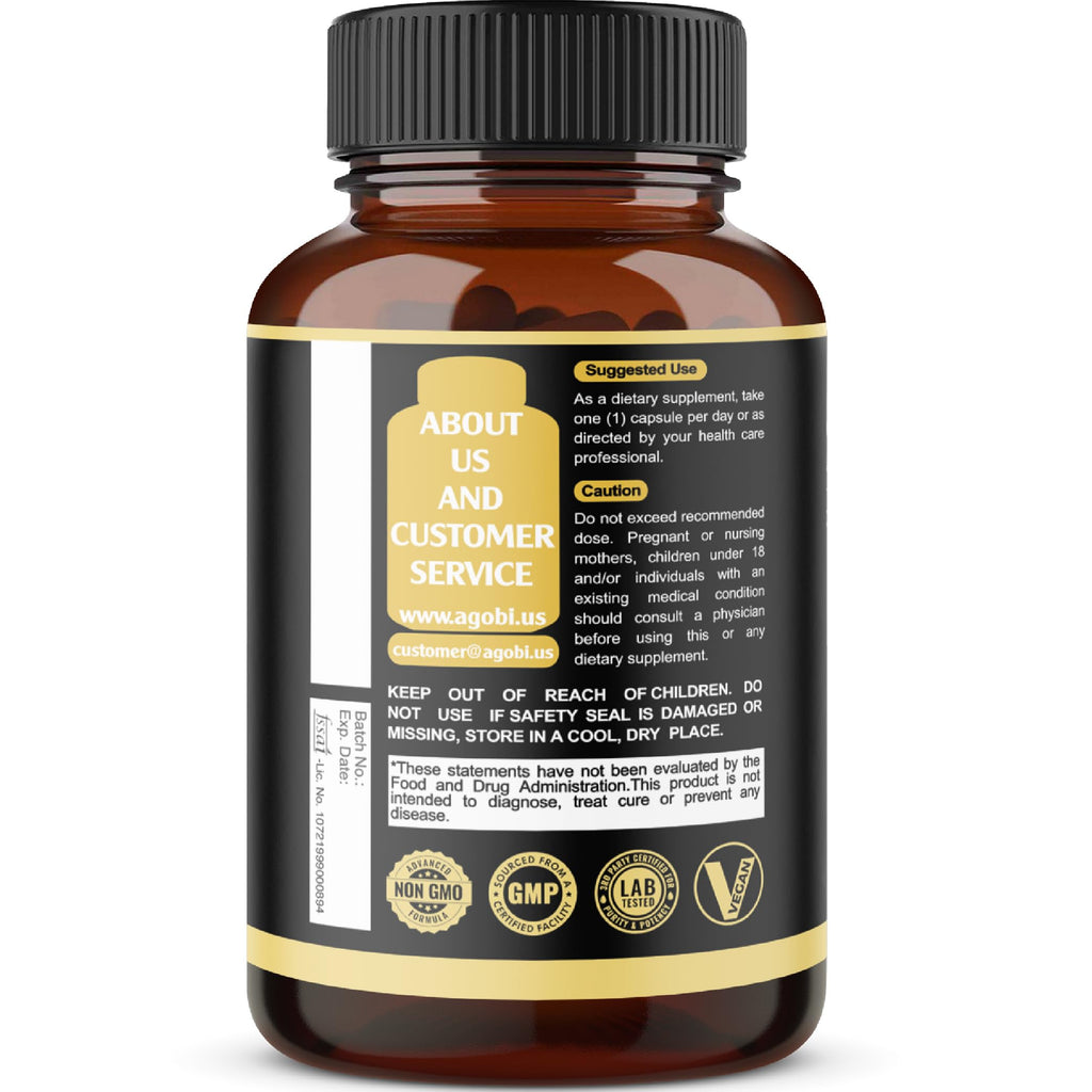 Agobi 5in1 Ashwagandha Capsules with Turmeric & Rhodiola Rosea

