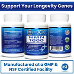 Genex NMN 1000mg Capsules for NAD+ Support


