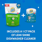 Lemi Shine Dishwasher Detergent Pods | Lemon Fresh Clean

