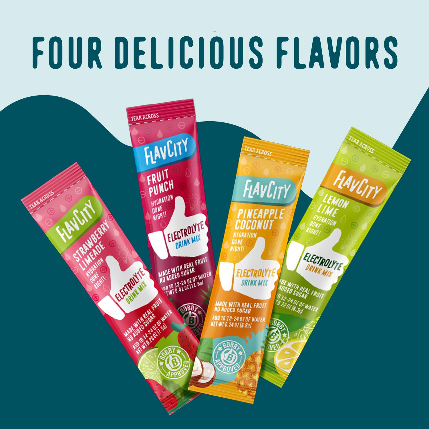 FlavCity Electrolytes Powder | Real Fruit Hydration

