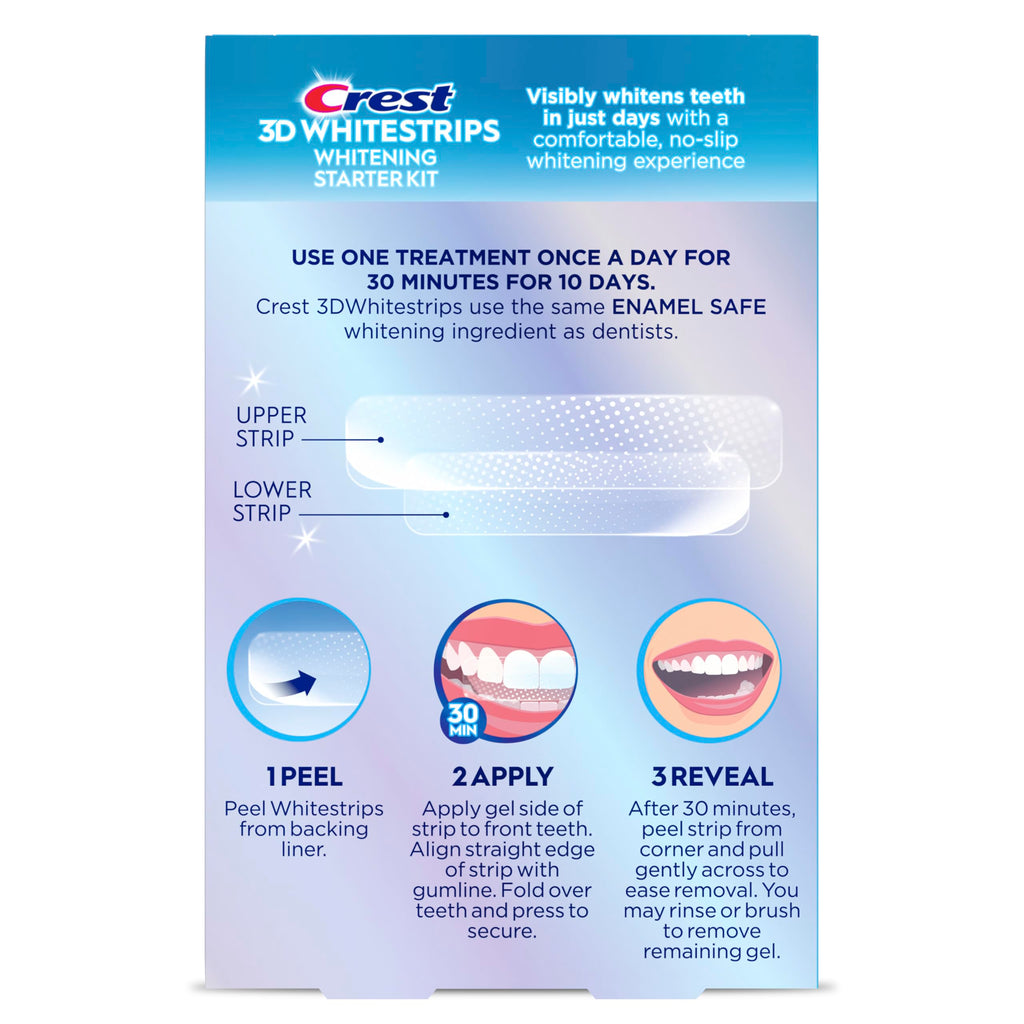 Crest 3D Whitestrips Whitening Starter Kit


