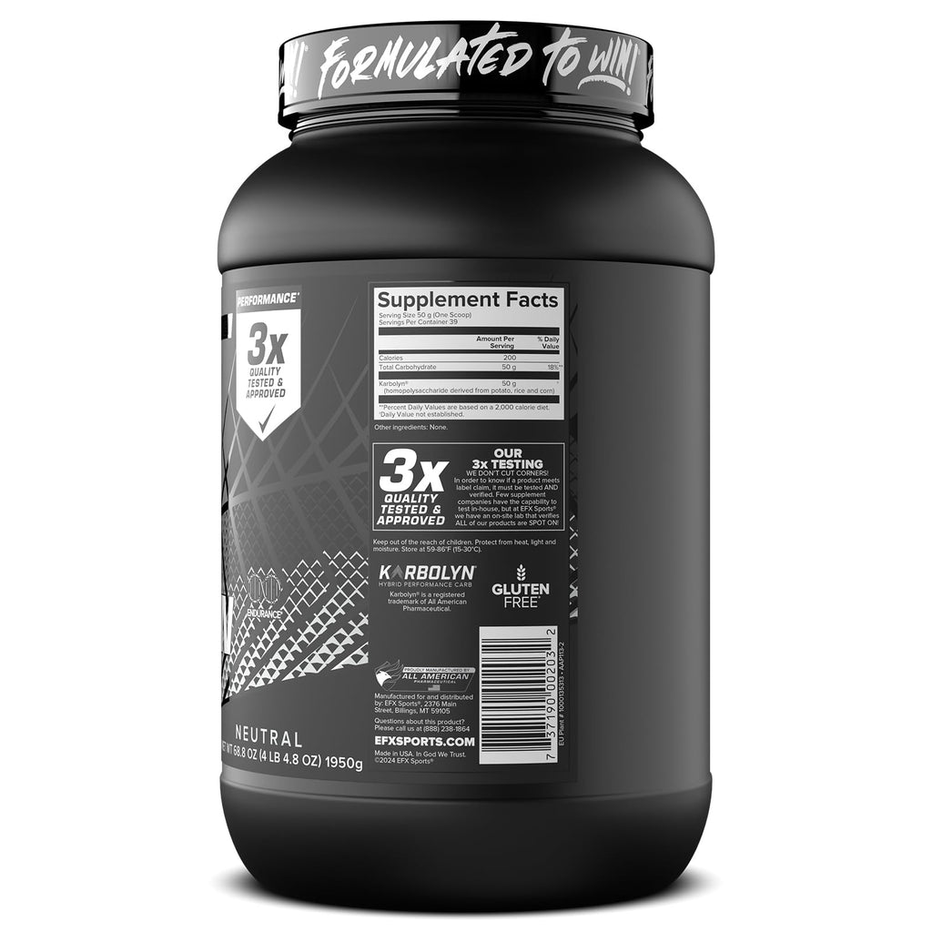 EFX Sports Karbolyn Fuel Carbohydrate Powder for Fast Energy


