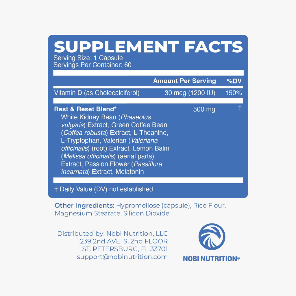NOBI Night Time Fat Burner Weight Loss Supplement

