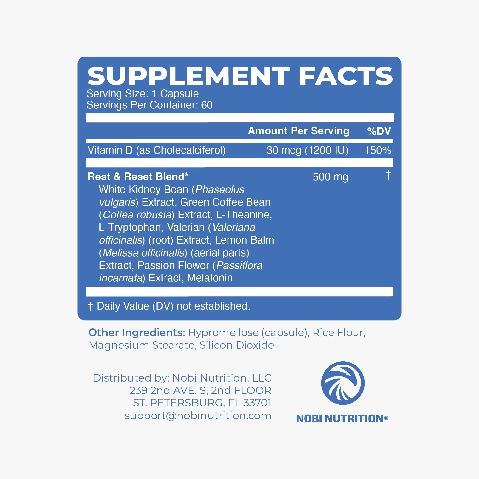 NOBI Night Time Fat Burner Weight Loss Supplement

