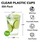 Disposable Plastic Cups by Lamosi – Clear

