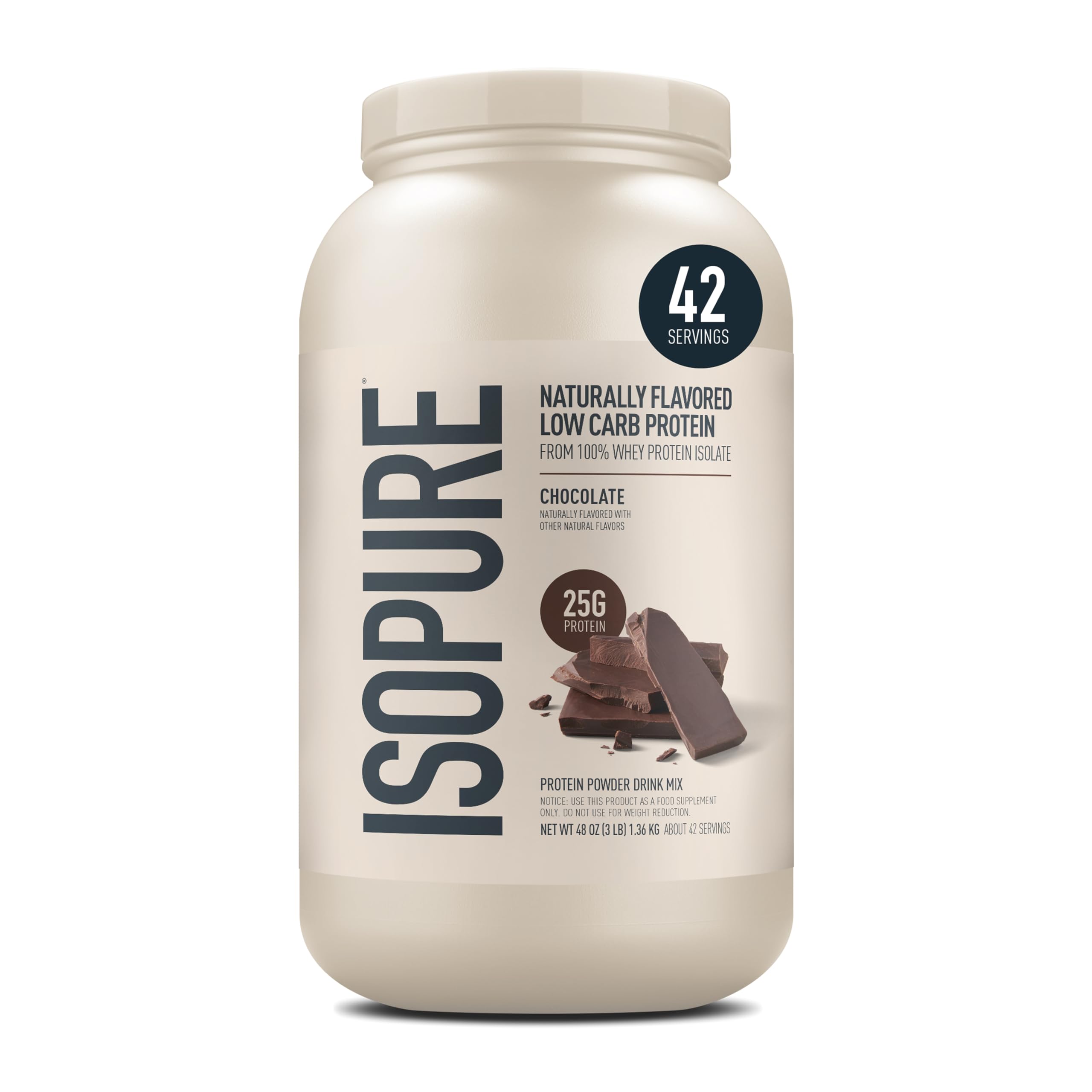 Isopure Low Carb Whey Isolate Protein Powder