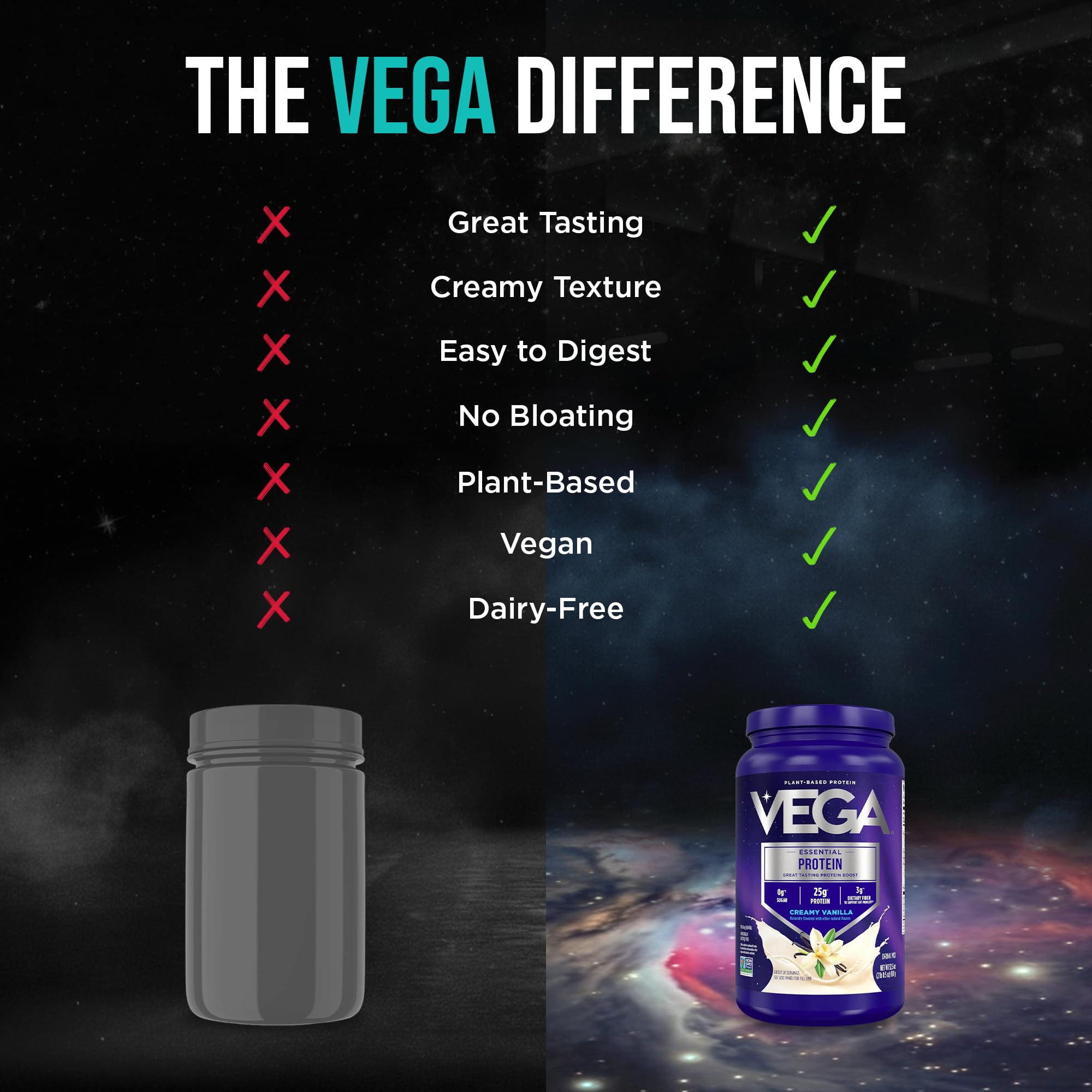 Vega Essential Protein Powder Plant-Based 25g

