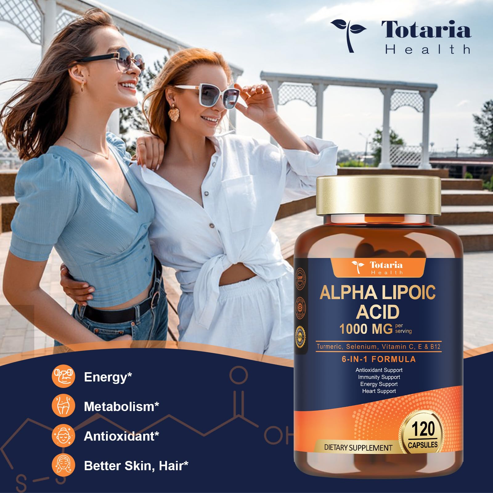 Totaria Alpha Lipoic Acid Supplement - Universal Antioxidant

