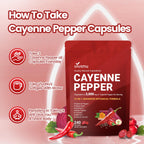 VivoNu Cayenne Pepper Gel Capsules for Daily Wellness

