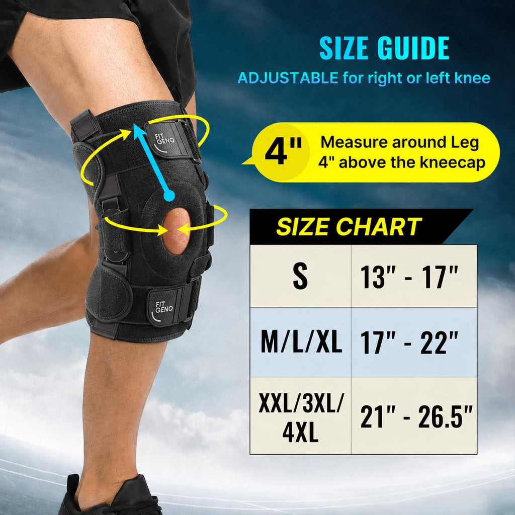 Fit Geno ReActive+ Hinged Knee Brace for Meniscus Tear

