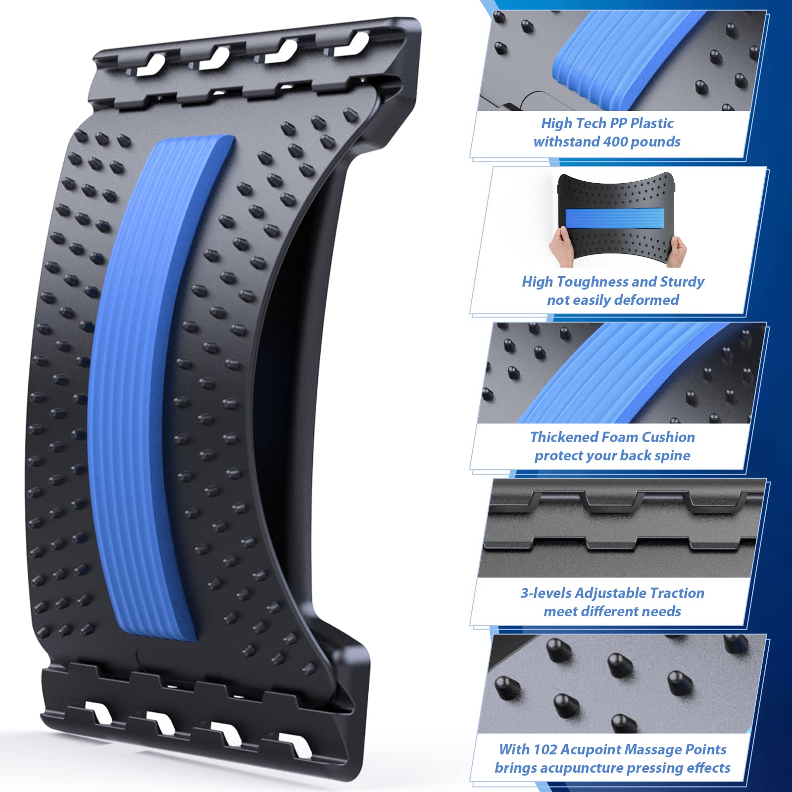 MINOLL Back Stretcher - Lumbar Arch for Pain Relief

