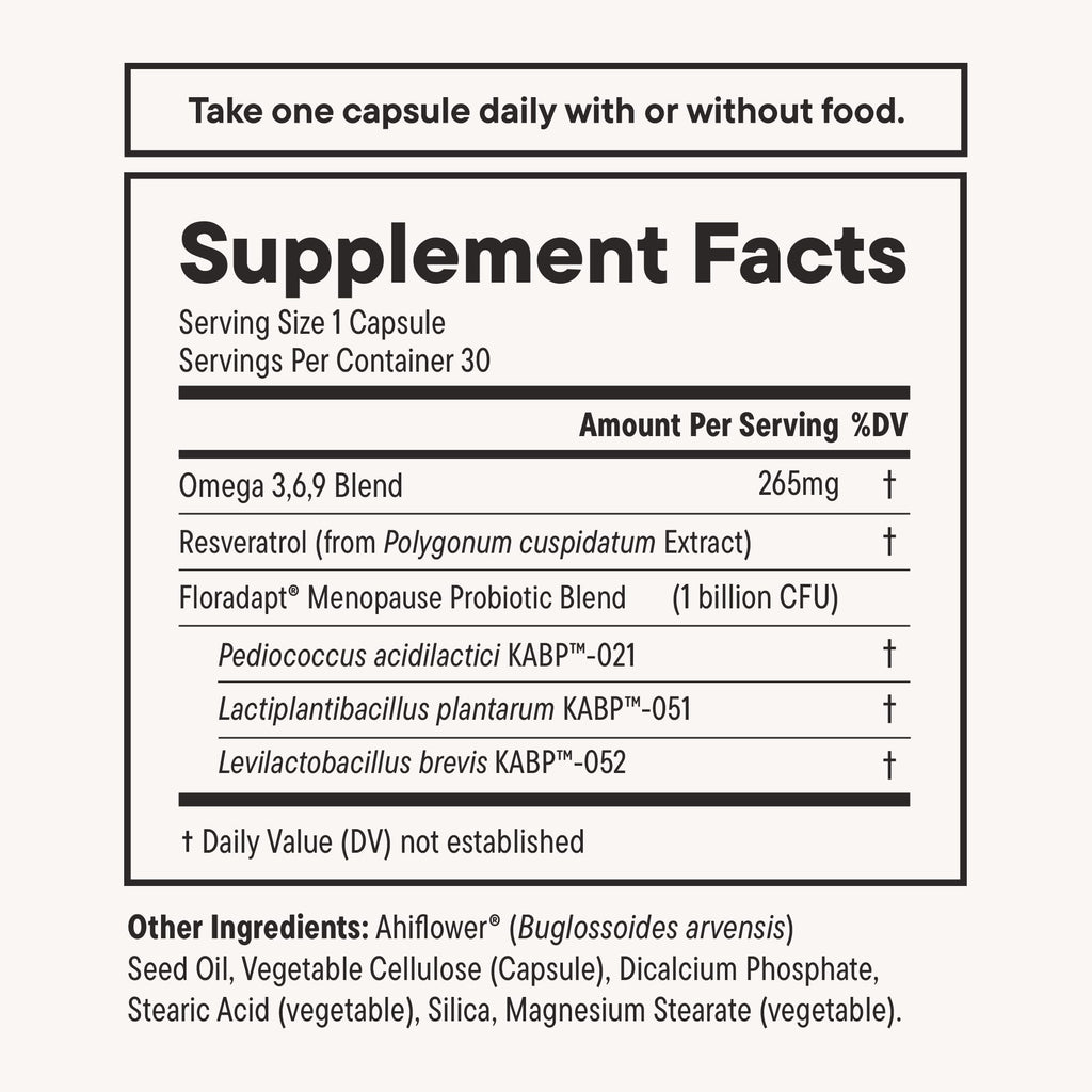 Nouri Menopause Probiotics for Women | Hormonal Balance

