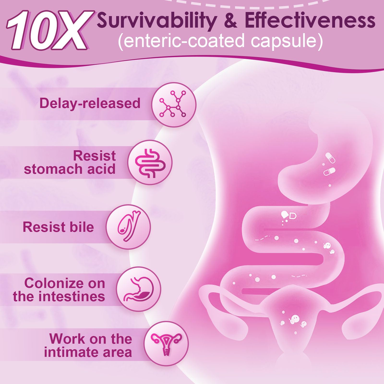 Nature Target Probiotics for Women - Digestive Support

