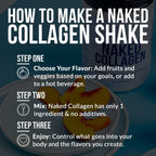 NAKED Collagen Peptides Protein Powder - Grass-Fed NSF Certified

