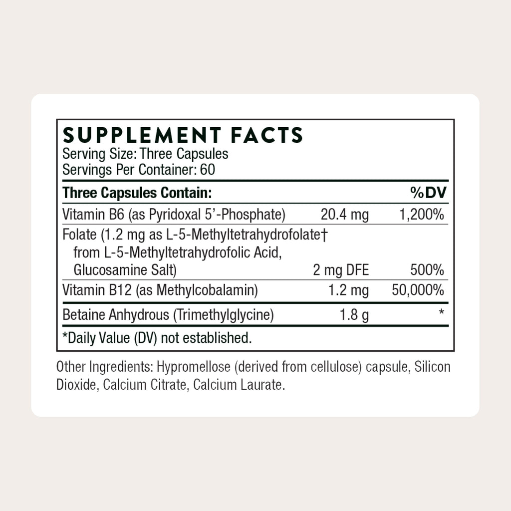 THORNE Methyl-Guard Methylation Support Supplement

