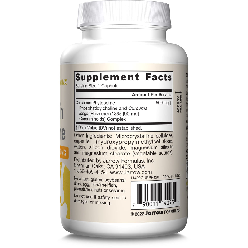 Jarrow Curcumin Phytosome 500 mg Meriva Joint Support

