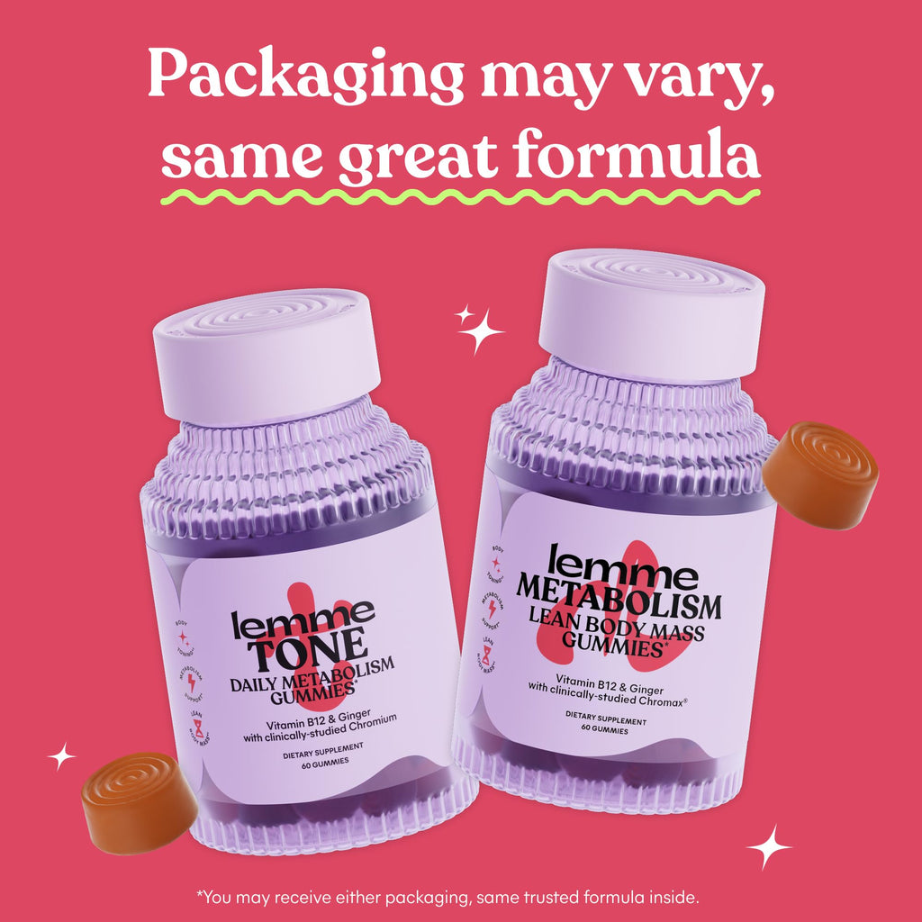 Lemme Tone Metabolism Gummies with Chromium Picolinate & B12

