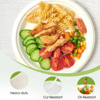 ECOLipak Compostable Heavy-Duty Paper Plates


