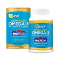 Qunol Advanced Omega-3 Krill & Fish Oil Complex - High Bioavailability
