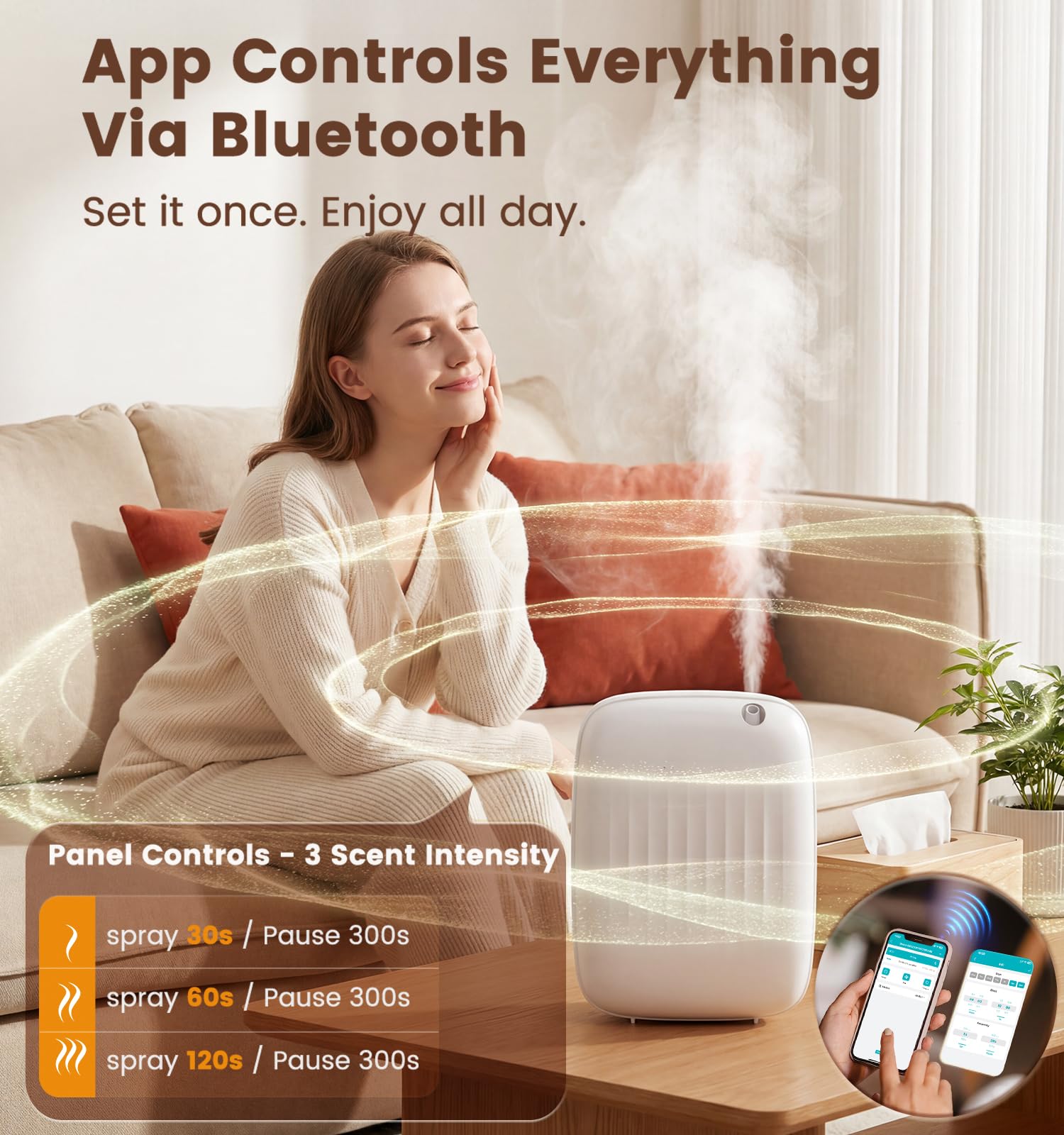 Ziweo Waterless Essential Oil Diffuser | Whole Home

