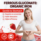 Iron Gummies for Women and Teens | Ferrous Gluconate 324 mg


