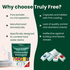 Truly Free Dishwasher Detergent Powder | Plant-Based


