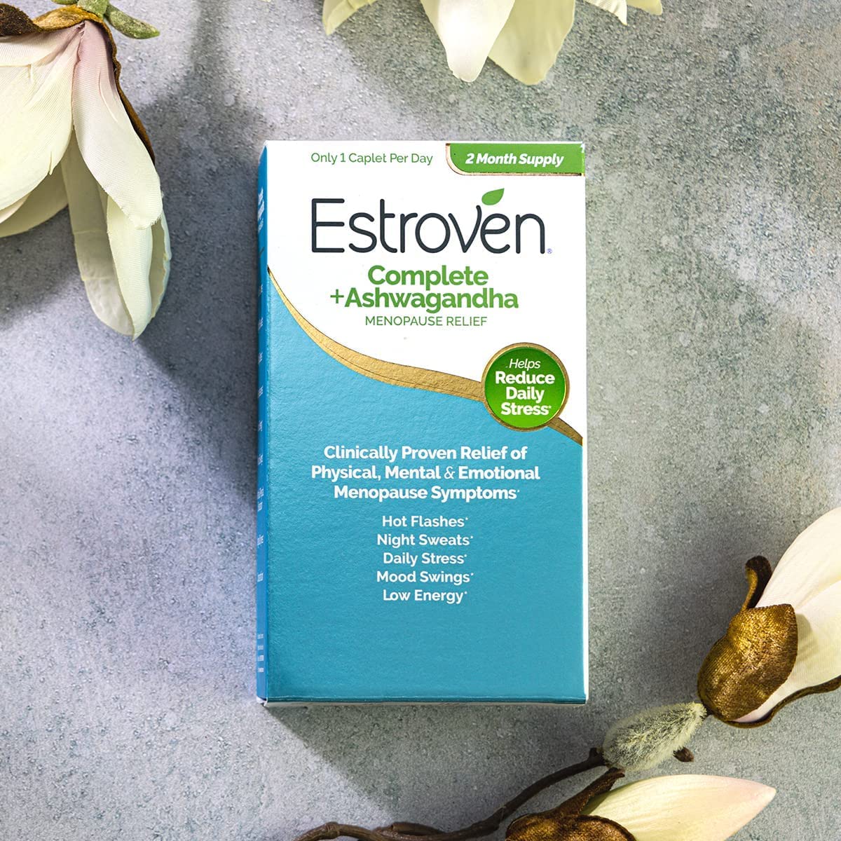 Estroven Complete Ashwagandha Menopause Relief for Women

