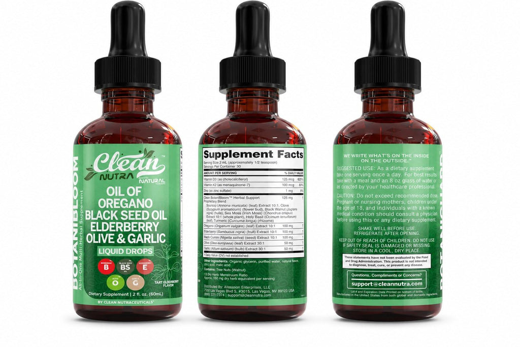 Clean Nutraceuticals Oil of Oregano Immune Support Liquid

