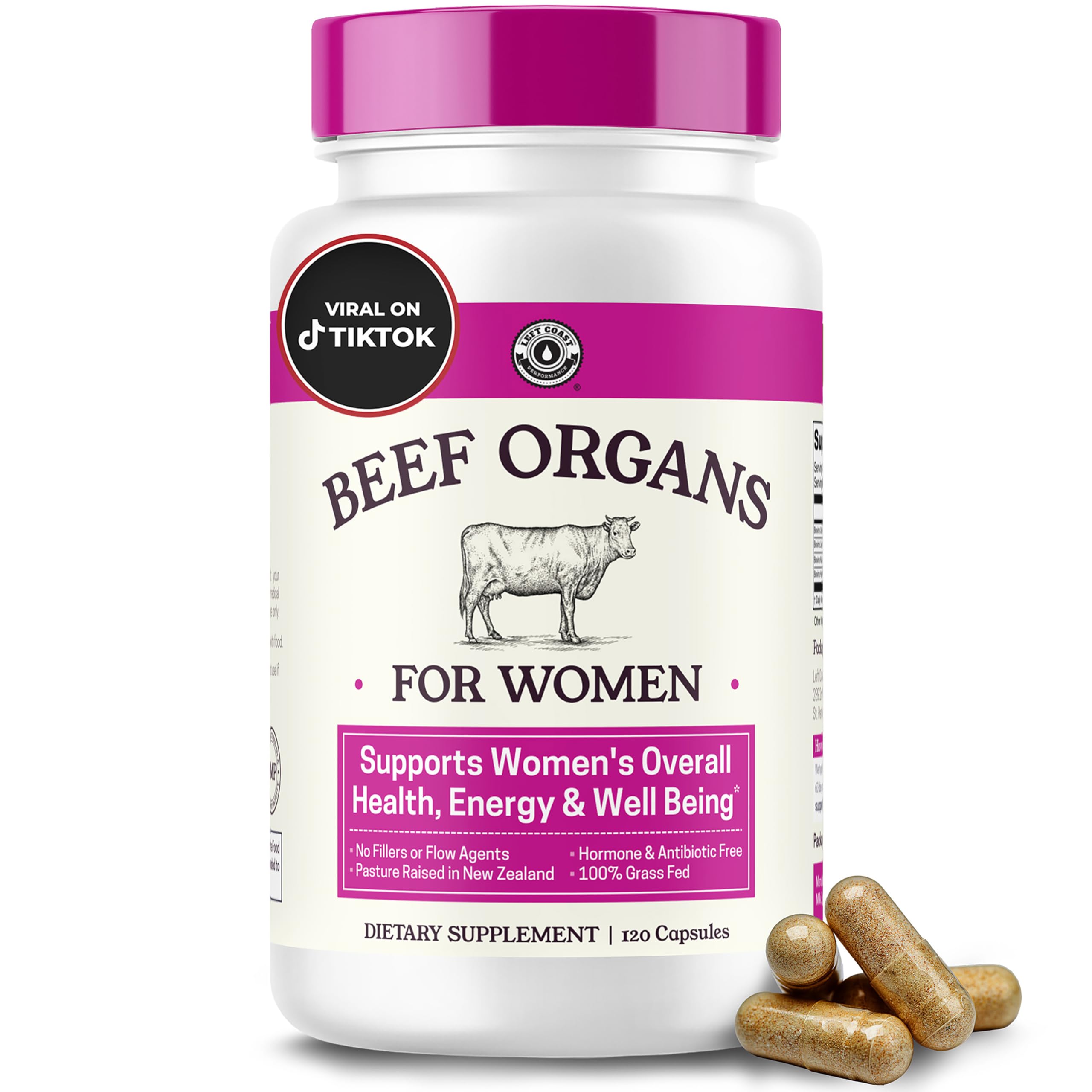 Beef-Derived Women's Wellness Supplement

