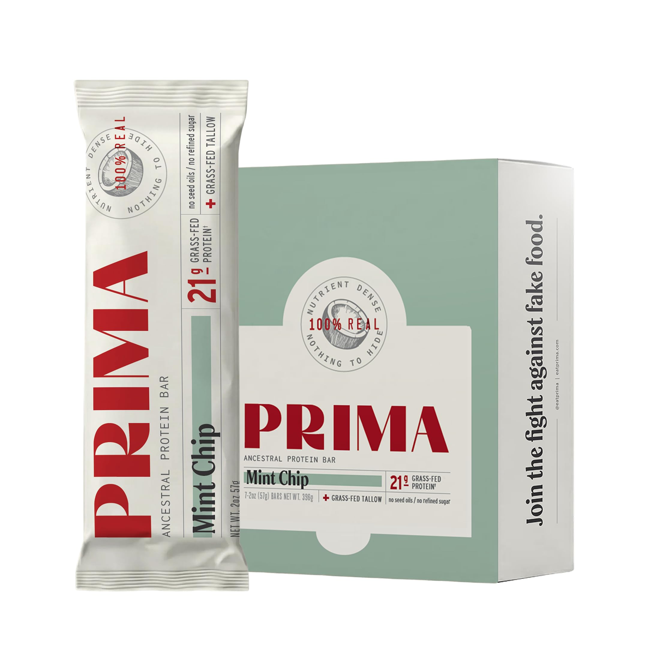 Prima Ancestral Protein Bar - Grass-Fed Whey + Collagen