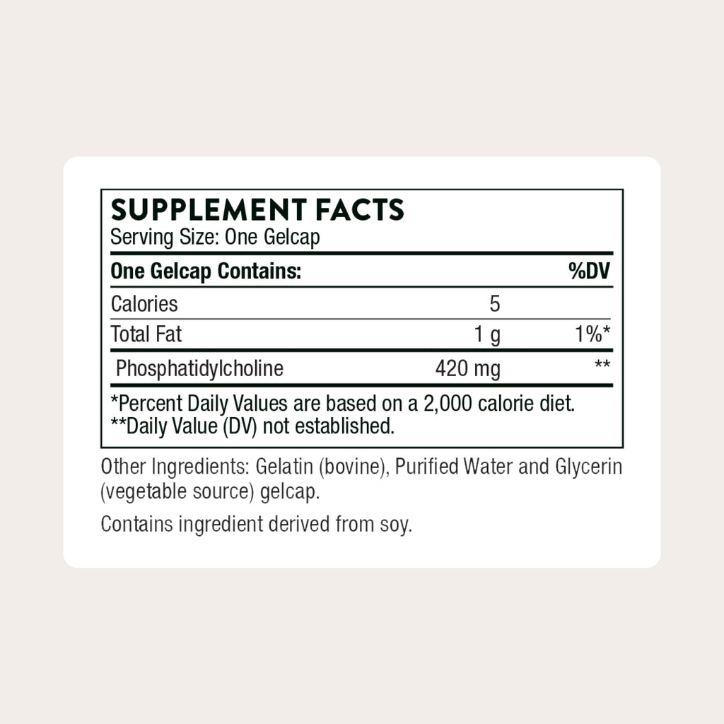 Thorne Phosphatidylcholine Phospholipid Complex Liver Support


