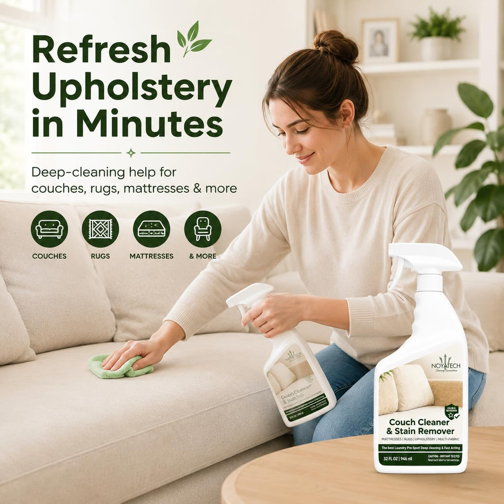 NOYATECH Couch Cleaner and Stain Remover Spray - Non-Toxic

