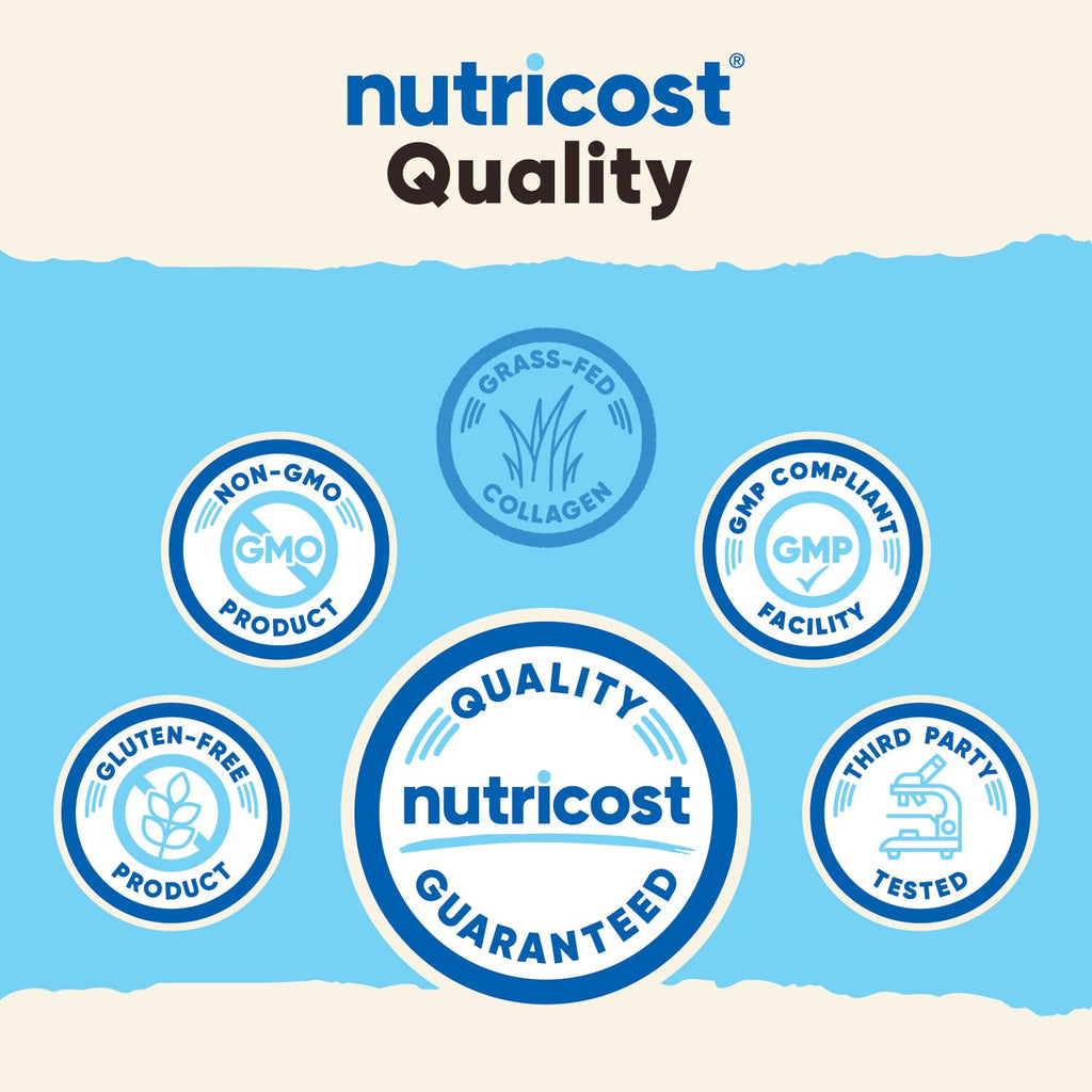 Nutricost Collagen Peptides Powder Grass-Fed Unflavored

