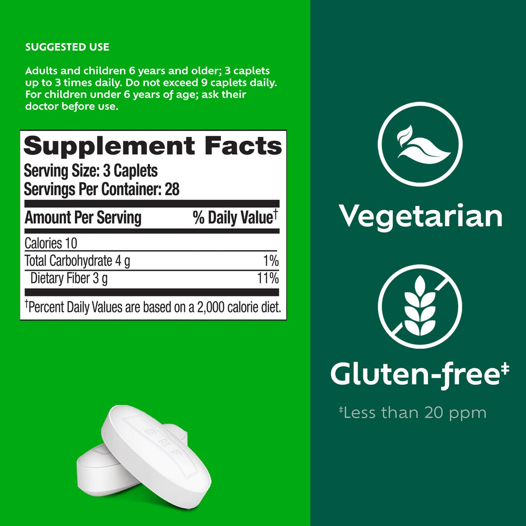 Benefiber Prebiotic GLP-1 Fiber Caplets | Digestive Support

