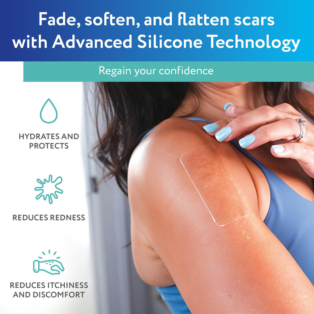 ScarAway Advanced Clear Silicone Scar Sheets | Medical Grade


