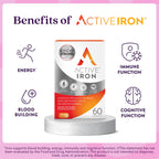 Active Iron 25mg Supplement for Energy Support

