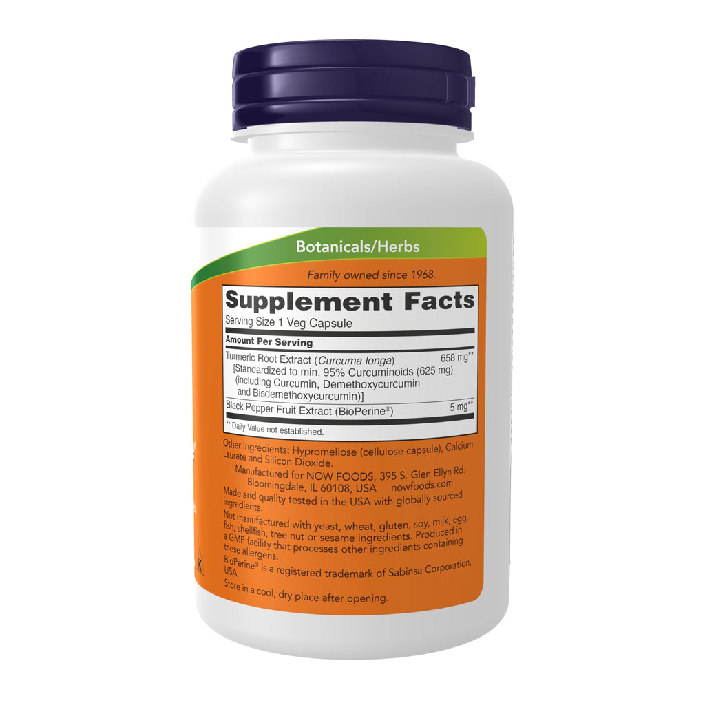 NOW Foods Turmeric Curcumin with BioPerine Immune Support

