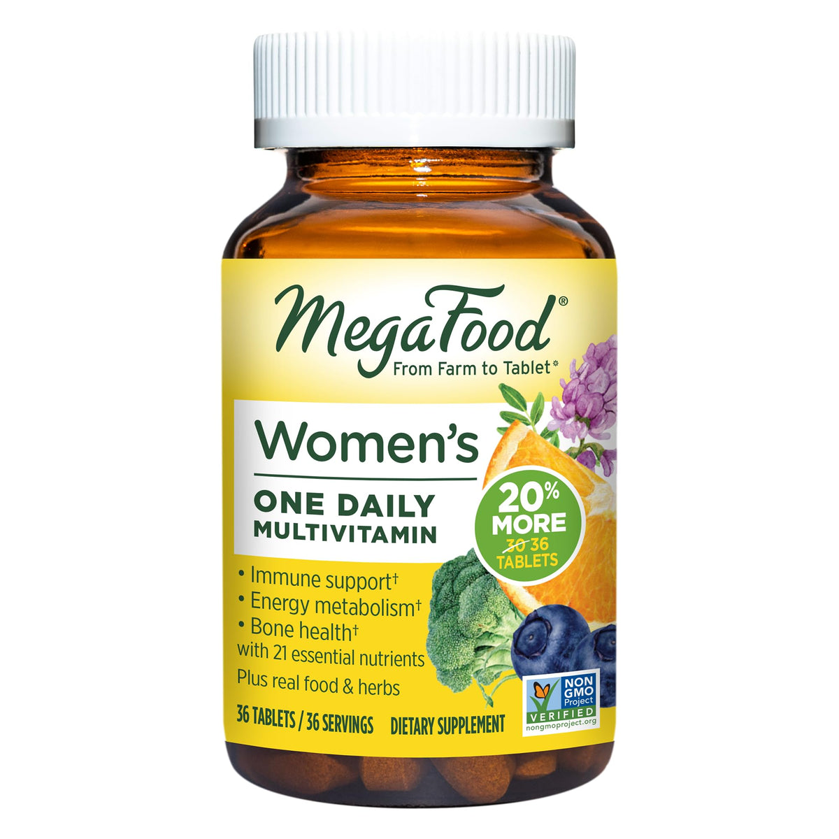 MegaFood Women's Multivitamin Immune & Bone Support