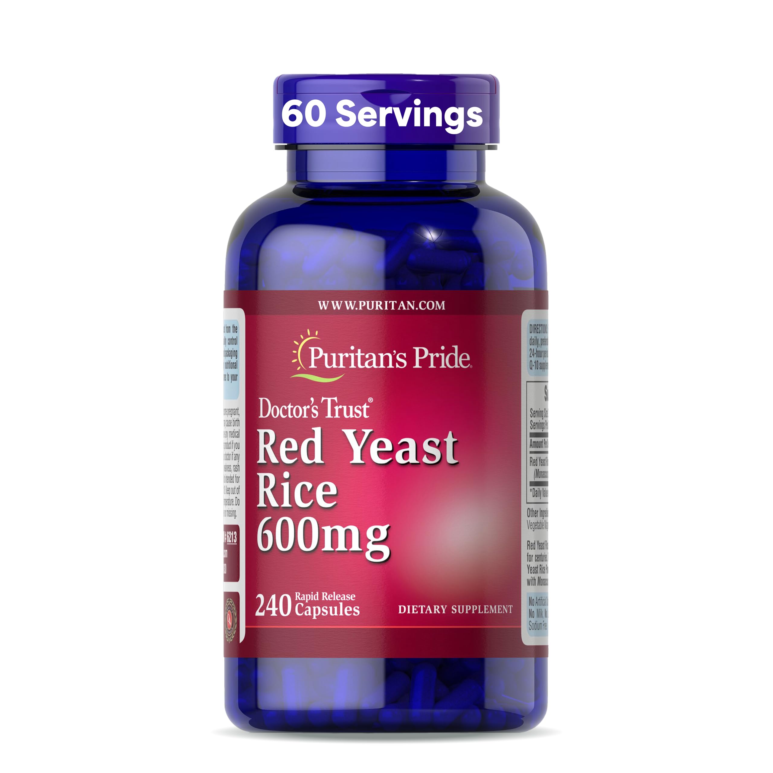 Red Yeast Rice Puritan's Pride Doctors Trust Supplement

