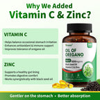 PWERD Oregano Oil Softgels with Black Seed for Immune Support

